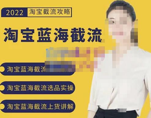 2022淘宝蓝海截流攻略，淘宝蓝海截流选品上货实操讲解-云阁资源网