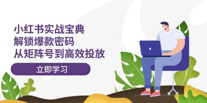 小红书实战宝典：解锁爆款密码，从矩阵号到高效投放-云阁资源网