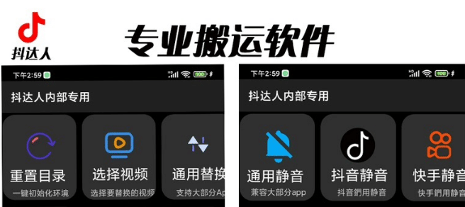 对外收费699抖音傻瓜式一键搬运，起号专用5分钟一个视频《软件+详细教程》-云阁资源网