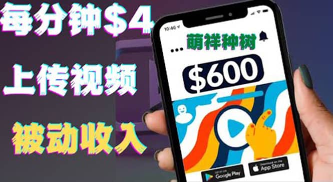 只需要上传视频然后每分钟赚4美元项目：详细操作步骤，新手也可操作-云阁资源网