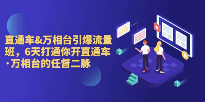 直通车+万相台引爆流量班，6天打通你开直通车·万相台的任督 二脉-云阁资源网