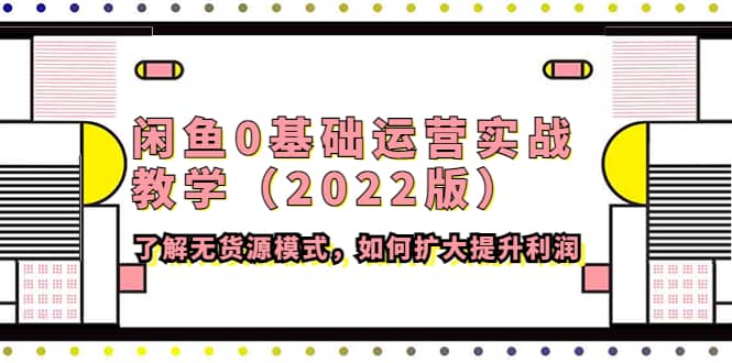 闲鱼0基础运营实战教学（2022版）了解无货源模式，如何扩大提升利润-云阁资源网