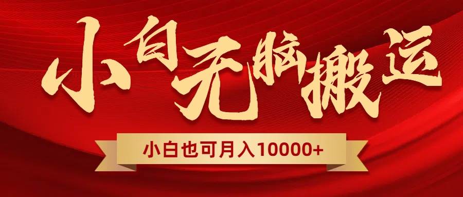 无脑搬运视频，全新平台独占玩法，一个账号每天1000+，多账号轻松扩张！-云阁资源网