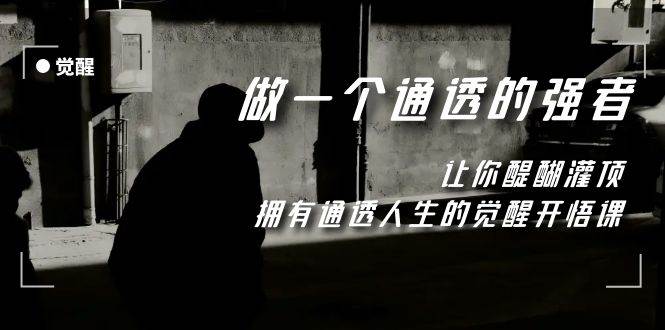 觉醒-做一个通透强者，让你醍醐灌顶，拥有通透人生，掌握强大的秘密-云阁资源网