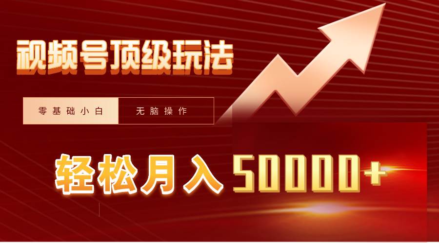 视频号短剧搬运狂怼玩法，零基础小白月入50000+-云阁资源网