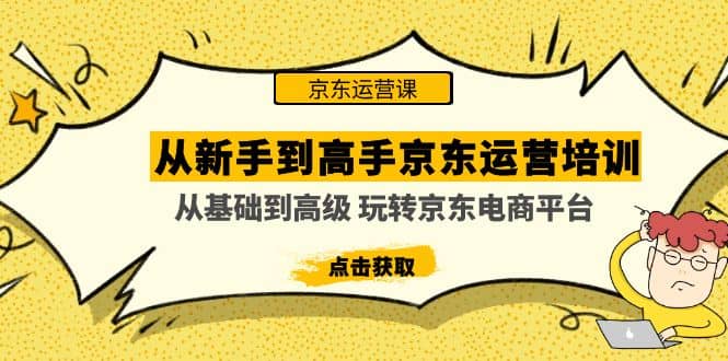 从新手到高手京东运营培训：从基础到高级 玩转京东电商平台(无水印)-云阁资源网