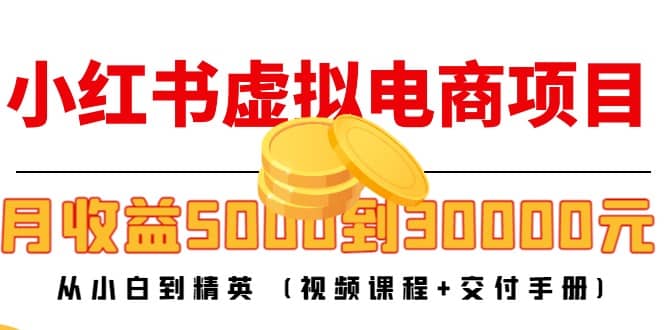 小红书虚拟电商项目：从小白到精英 (视频课程+交付手册)-云阁资源网