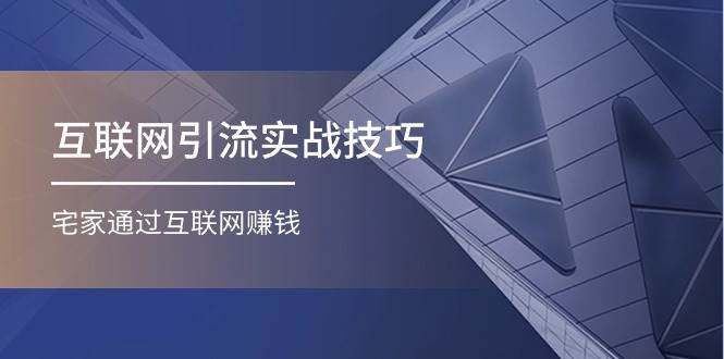 互联网引流实操技巧(适合微商，吸引宝妈)，宅家通过互联网赚钱（17节）-云阁资源网