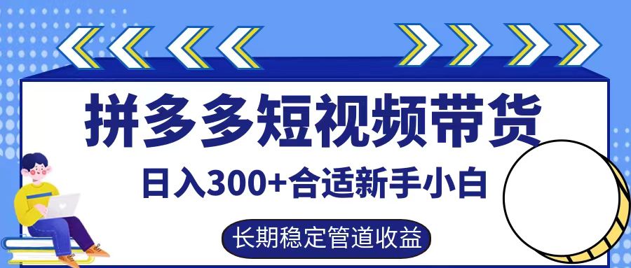 拼多多短视频带货日入300+实操落地流程-云阁资源网