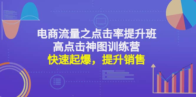 电商流量之点击率提升班+高点击神图训练营：快速起爆，提升销售-云阁资源网