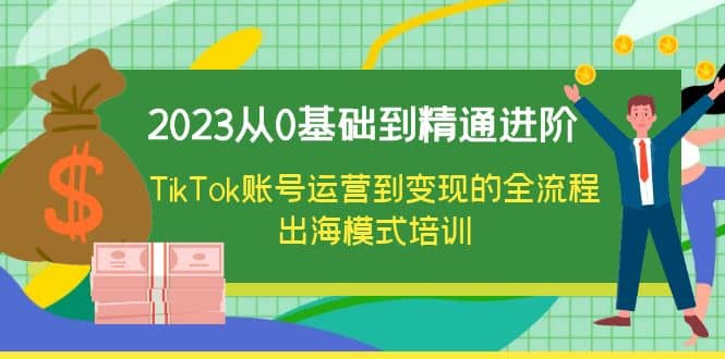 2023从0基础到精通进阶，TikTok账号运营到变现的全流程出海模式培训-云阁资源网