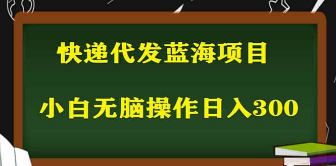 2023最新蓝海快递代发项目，小白零成本照抄-云阁资源网