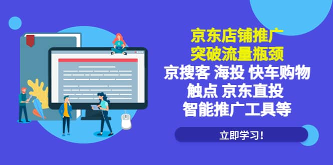 京东店铺推广：突破流量瓶颈，京搜客海投快车购物触点京东直投智能推广工具-云阁资源网