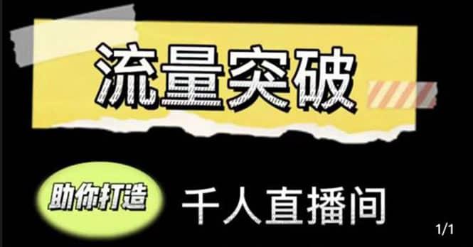 直播运营实战视频课，助你打造千人直播间（14节视频课）-云阁资源网