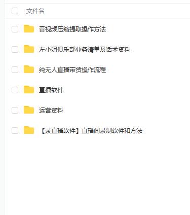 左小姐-直播带货俱乐部十三行、无人直播，全套教程附：工具、文档、话术资料-云阁资源网
