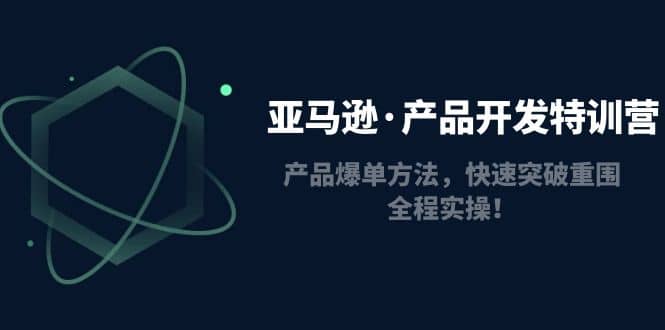 亚马逊·产品开发特训营：产品爆单方法，快速突破重围，全程实操-云阁资源网