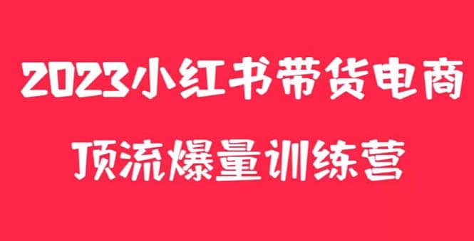 小红书电商爆量训练营，月入3W+！可复制的独家养生花茶系列玩法-云阁资源网