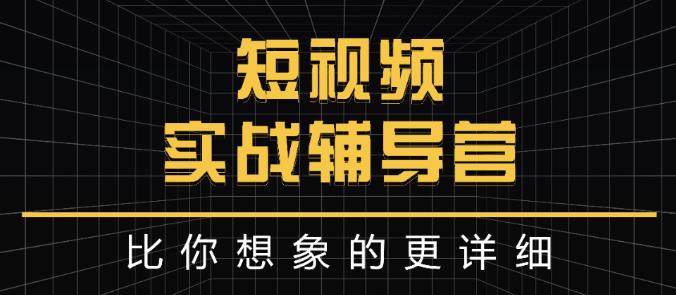 达人队长:短视频实战辅导营，比你想象的更详细-云阁资源网