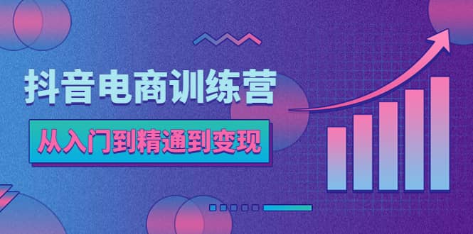 抖音电商训练营：从入门到精通，从账号定位到流量变现，抖店运营实操-云阁资源网