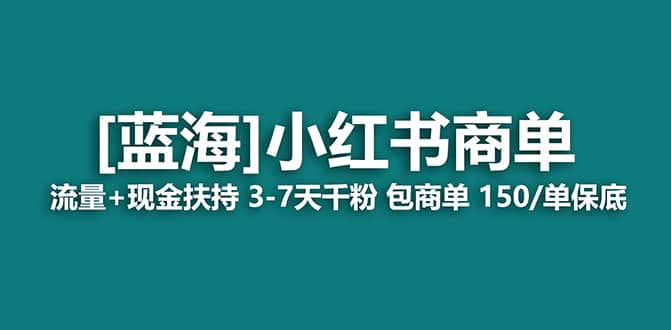 2023蓝海项目【小红书商单】流量+现金扶持，快速千粉，长期稳定，最强蓝海-云阁资源网