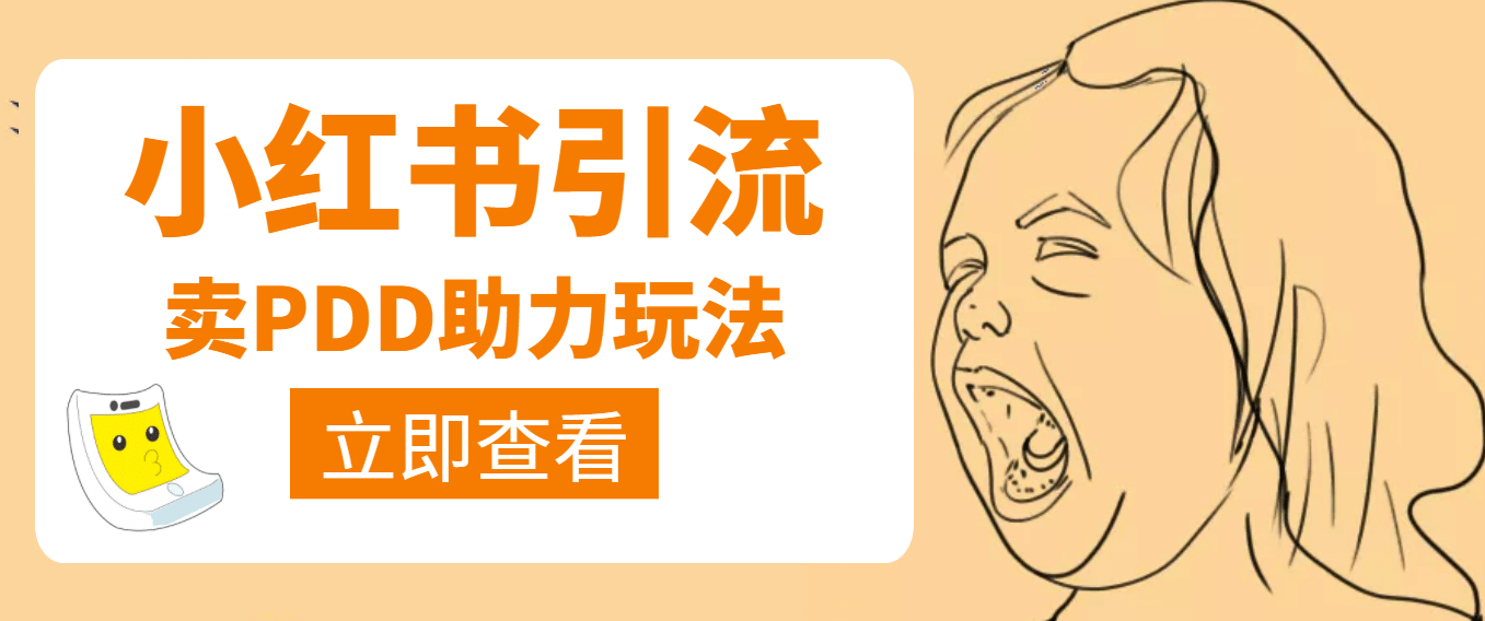 利用小红书卖拼多多助力-云阁资源网
