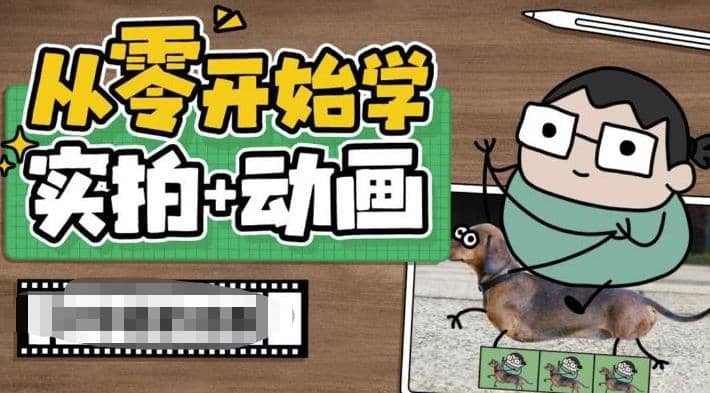 从零开始学实拍加动画，实拍加动画创意教程（49节视频课）-云阁资源网