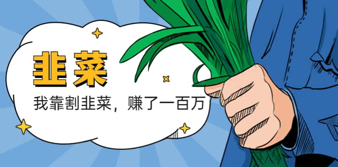 我靠割韭菜 赚了一百万-云阁资源网