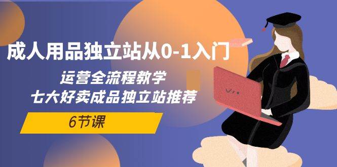 成人用品独立站从0-1入门，运营全流程教学，七大好卖成品独立站推荐-6节课-云阁资源网