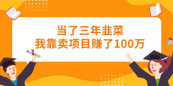 当了三年韭菜我靠卖项目赚了100万-云阁资源网