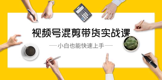 视频号-混剪带货实战课，小白也能快速上手（10节课）-云阁资源网