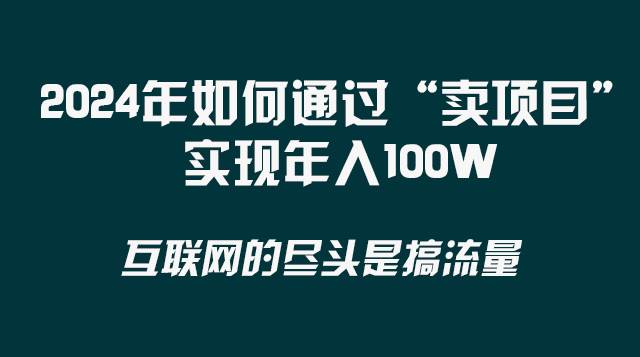 2024年如何通过“卖项目”实现年入100W-云阁资源网