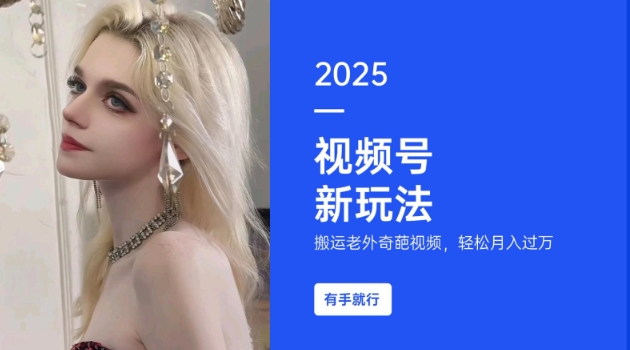 搬运老外奇葩视频，撸视频号分成计划收益，每天只需一小时，新手小白轻松月入过W-云阁资源网