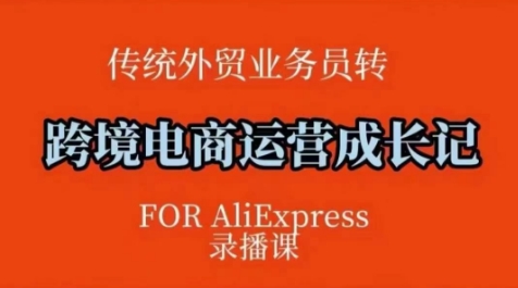 跨境电商速卖通运营课，​运营方法论+后台实操，逻辑清晰-云阁资源网