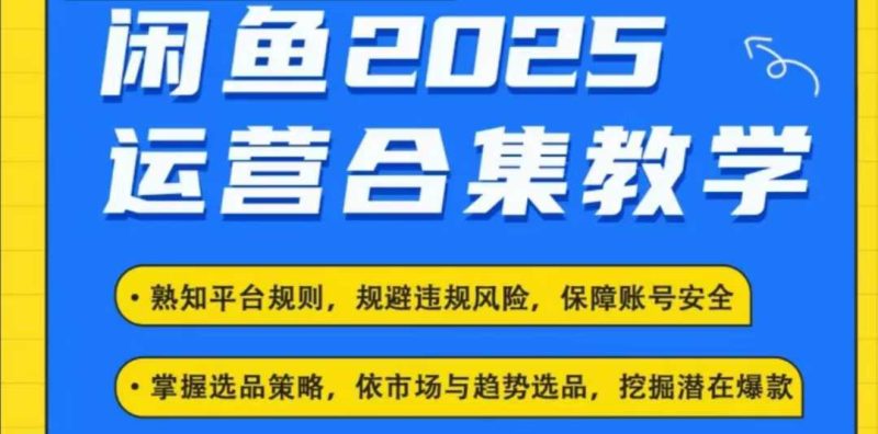 2025闲鱼电商运营全集，2025最新咸鱼玩法-云阁资源网
