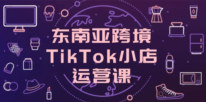 东南亚跨境TikTok小店运营课，掌握店铺设置与流量转化核心技巧-云阁资源网