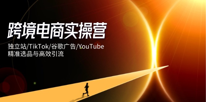 跨境电商实操营：独立站/TikTok/谷歌广告/YouTube，精准选品与高效引流-云阁资源网
