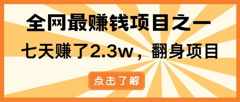 全网首发,暴利项目,每天被动收益1500+,长期管道收益!0成本自己做老板!-云阁资源网