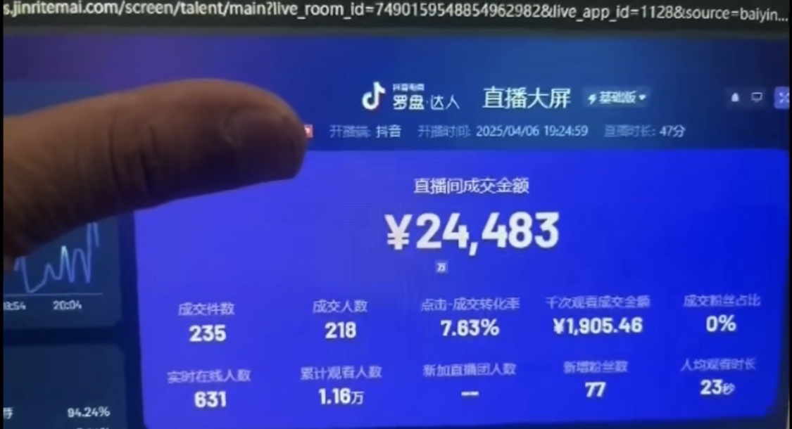 图片[1]-抖音破价直播，靠不露脸读稿子， 日入多张，100%起号-云阁资源网
