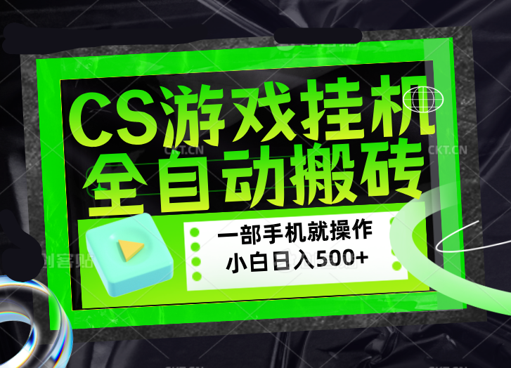CSGO游戏挂机捡漏搬砖，超稳定的项目，带领1000+小白实现日入500+，数据可视频验证-云阁资源网