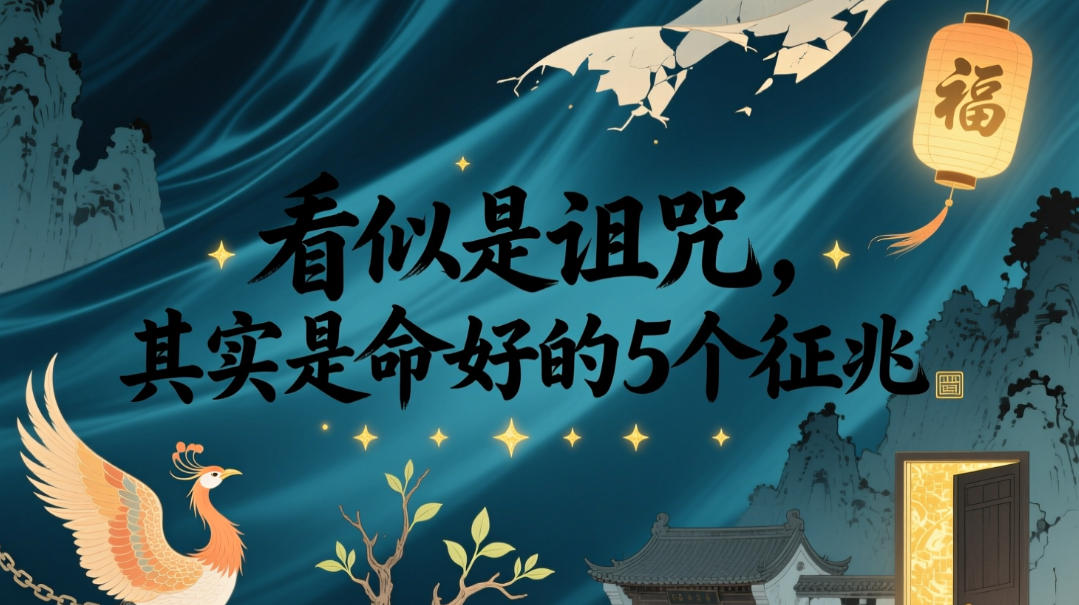 付费文章：看似是诅咒，其实是命好的5个征兆-云阁资源网
