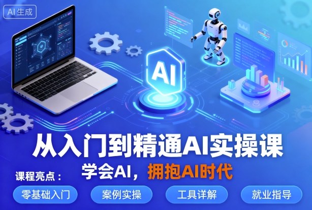从入门到精通AI实操课，学会AI，拥抱AI时代-云阁资源网
