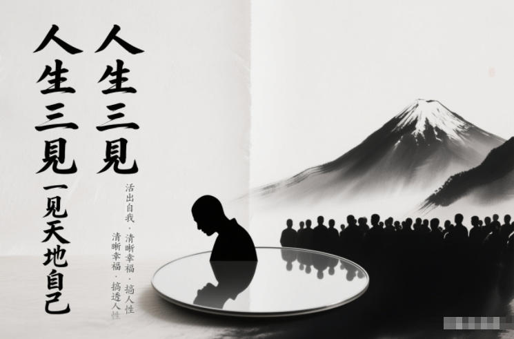 人生三见一见天地见众生见自己，活出自我拥有清晰幸福人生，搞透人性-云阁资源网