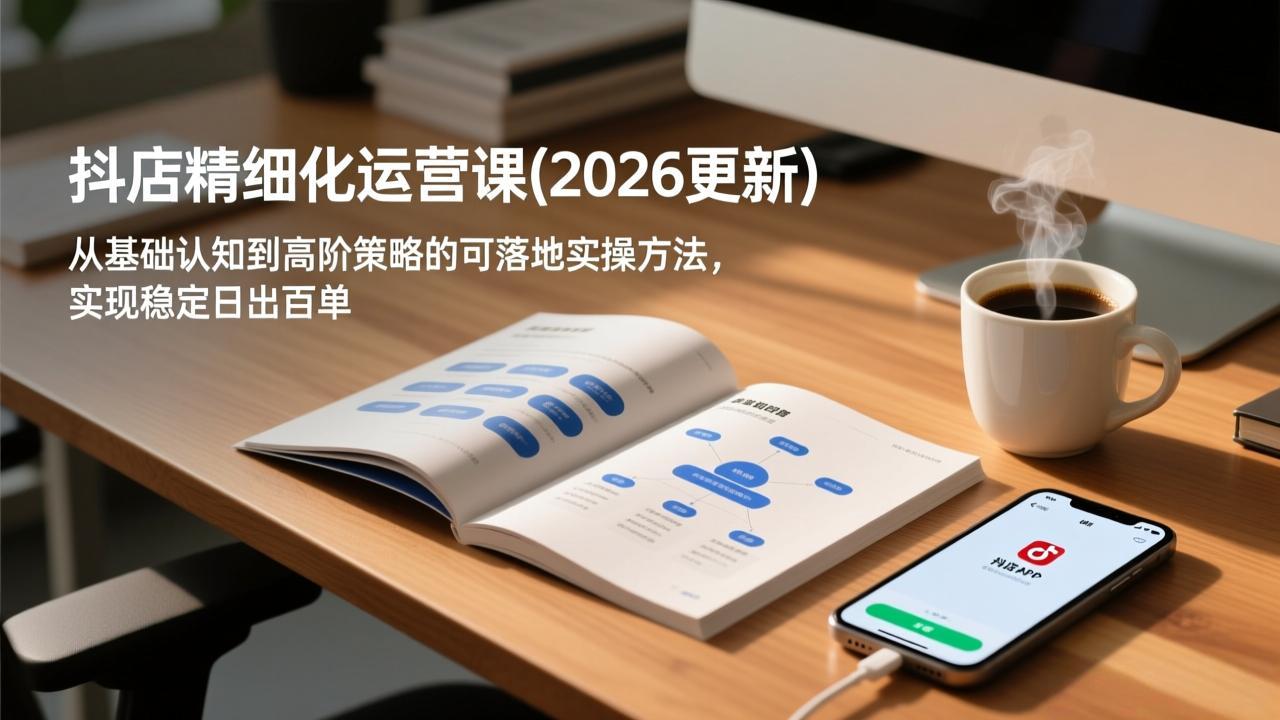 抖店精细化运营课(2026更新-云阁资源网