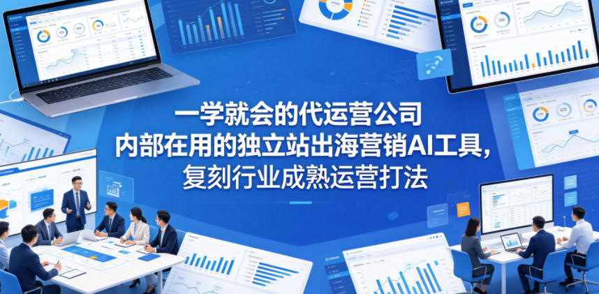 一学就会的代运营公司内部在用的独立站出海营销AI工具，复刻行业成熟运营打法-云阁资源网