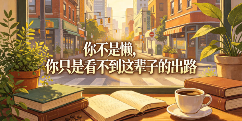 付费文章：你不是懒，你只是看不到这辈子的出路-云阁资源网