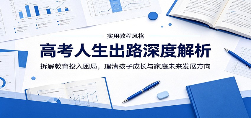 高考人生出路深度解析：拆解教育投入困局，理清孩子成长与家庭未来发展方向-云阁资源网