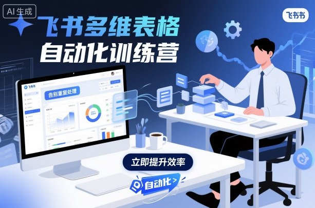 飞书多维表格自动化训练营，手把手教你告别重复处理，用多维表格开启高效办公新模式-云阁资源网