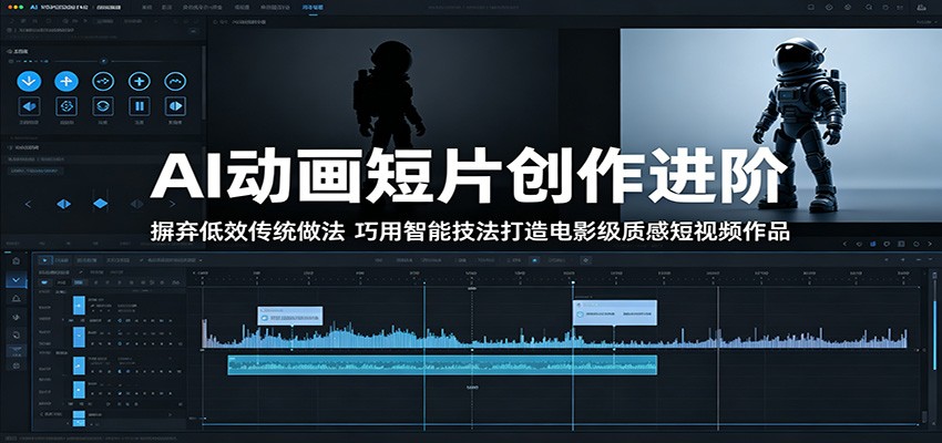 AI动画短片创作进阶：摒弃低效传统做法，巧用智能技法打造电影级质感短视频作品-云阁资源网