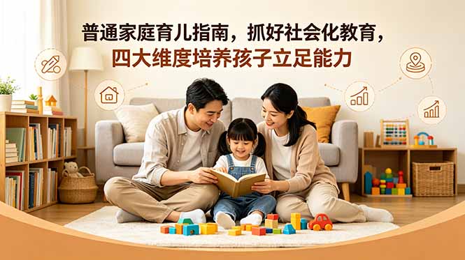 付费文章:普通家庭育儿指南,抓好社会化教育,四大维度培养孩子立足能力-云阁资源网