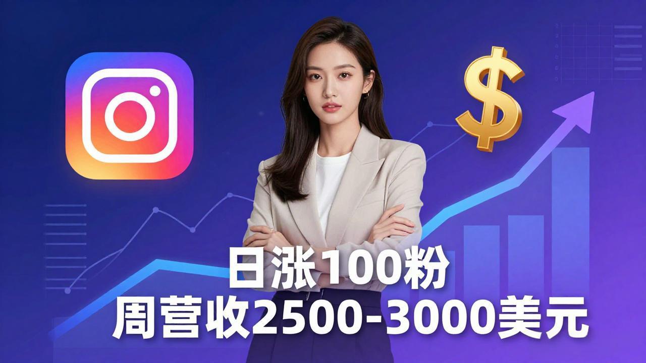 想做数字产品？Sheri亲授：日涨100粉、每周2500至3000美元的营收，Instagram躺着赚-云阁资源网